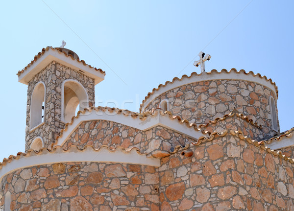 Alten orthodox Kirche Stein Sommer Architektur Stock foto © mahout