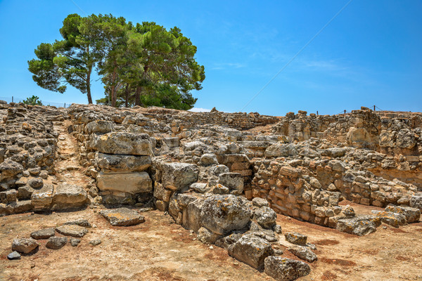 Ruins of Phaistos palace on Crete, Greece Stock photo © mahout