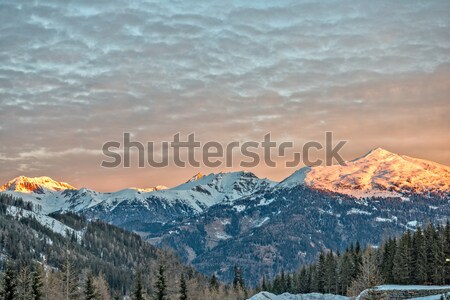 Sunrise in Austrian Alps Stock photo © mahout