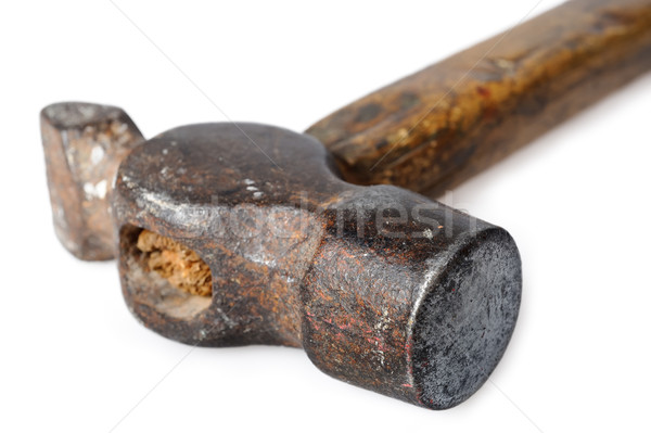 Vintage hammer isolated on white Stock photo © mahout