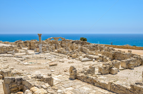 Ruins of an early Christian basilica on Cyprus Stock photo © mahout