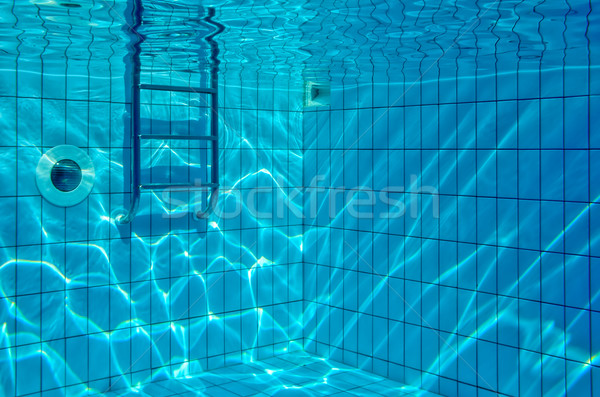 Sol reflexiones piscina subacuático vista resumen Foto stock © mahout