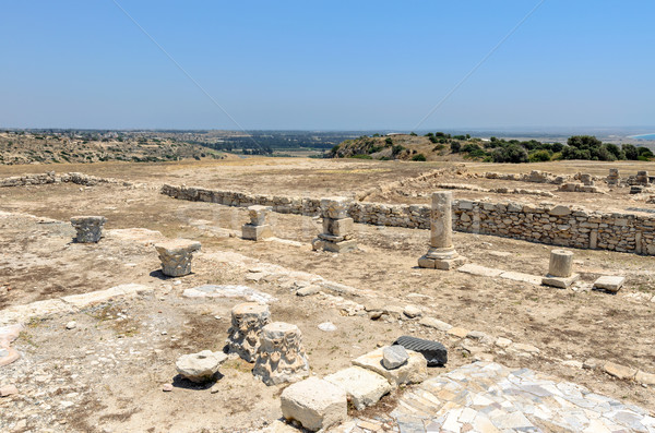 Ruins of ancient town on Cyprus Stock photo © mahout