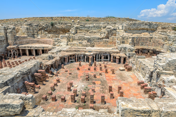 Ruins of ancient town Kourion on Cyprus Stock photo © mahout