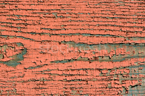 Wooden plank with cracked paint Stock photo © mahout