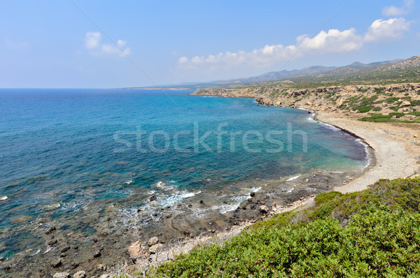 Сток-фото: побережье · полуостров · Кипр · парка · пейзаж · морем