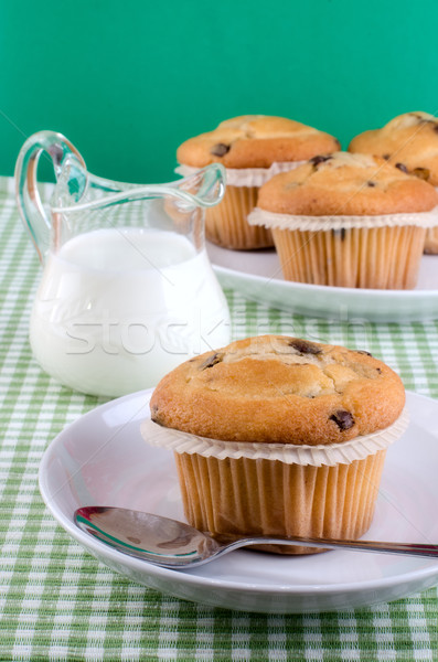 свежие таблице продовольствие торт пить Сток-фото © maisicon