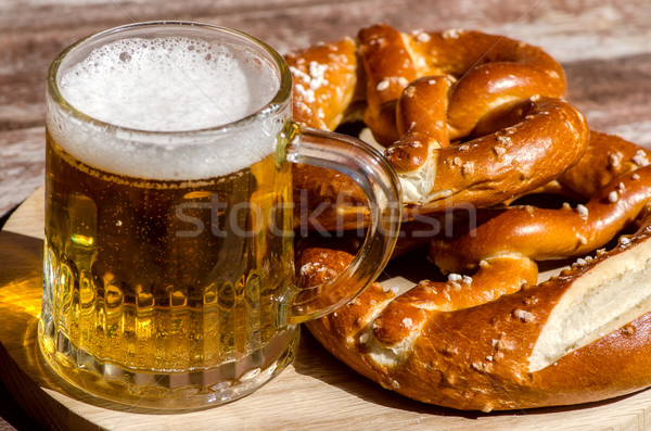 traditional German pretzels Stock photo © maisicon