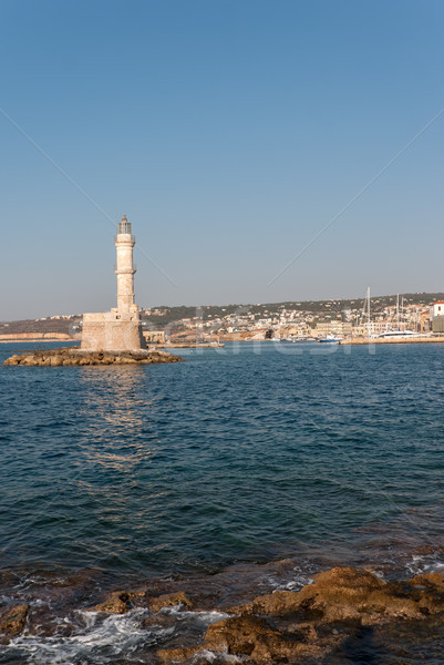 lighthouse in the city of Chania. Stock photo © maisicon