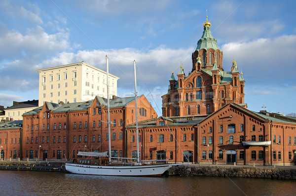 Helsinki wygaśnięcia Finlandia budynku miasta ulicy Zdjęcia stock © maisicon