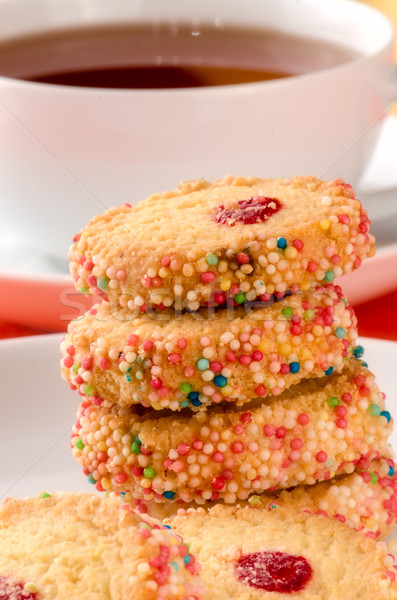 French multi-colored biscuits. Stock photo © maisicon