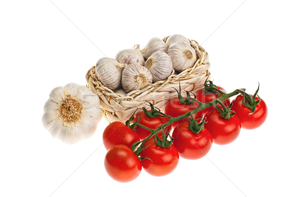 garlic, tomatoes Stock photo © maisicon