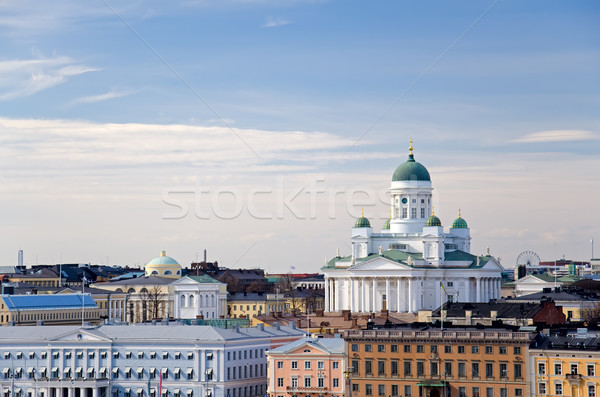 Helsinki Finlandia widoku miasta budynku ulicy Zdjęcia stock © maisicon