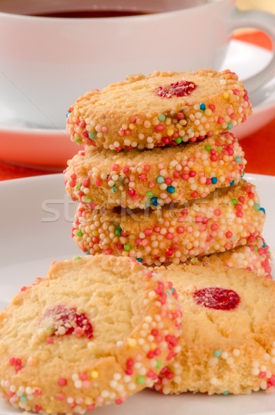 French multi-colored biscuits. Stock photo © maisicon