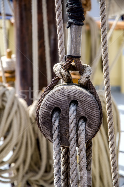Ship's rigging Stock photo © maisicon