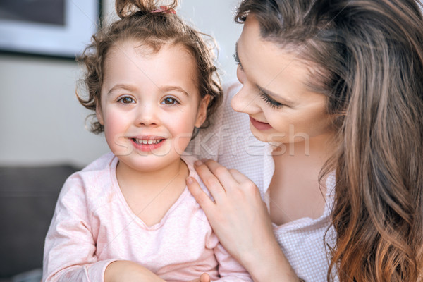 魅力的な 小さな 母親 最愛 子 ストックフォト © majdansky