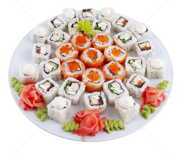 Sushi foto vis zee restaurant Stockfoto © maknt