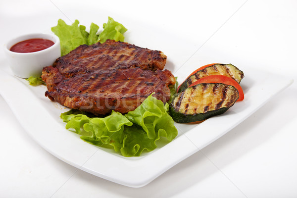 肉 野菜 写真 食品 ステーキ ランチ ストックフォト © maknt