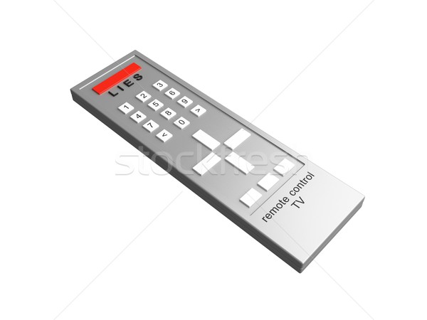 remote control 'LIES' Stock photo © maknt