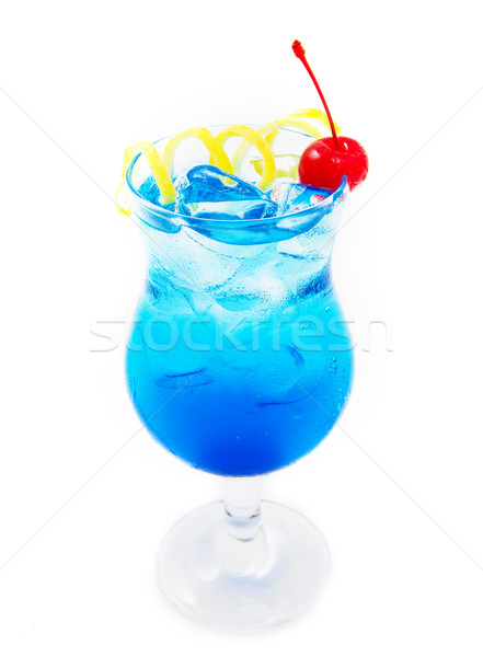 Cocktail foto achtergrond oranje drinken olijfolie Stockfoto © maknt