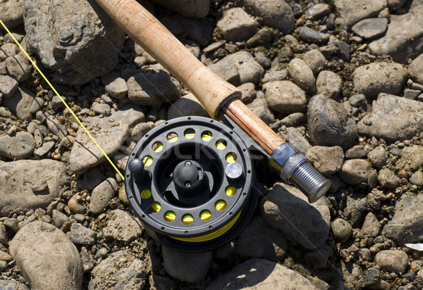 Fishing-rod for fly-fishing Stock photo © maknt