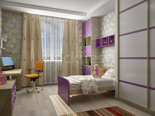 Children's room interior Stock photo © maknt