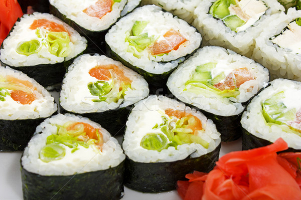 Sushi foto peces mar restaurante Foto stock © maknt