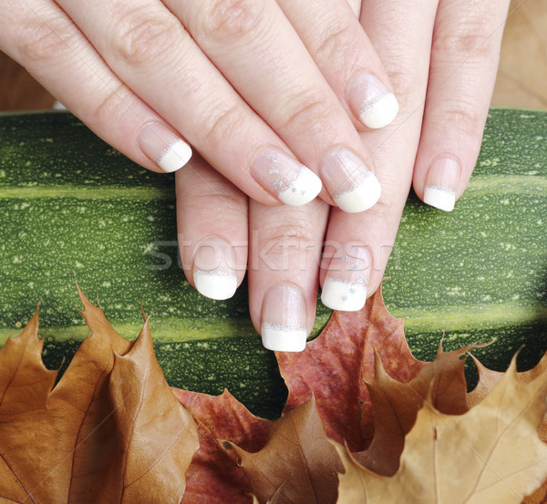 French manicured nails Stock photo © Makse