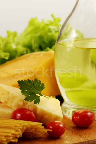 spaghetti and  cheese  Stock photo © mallivan