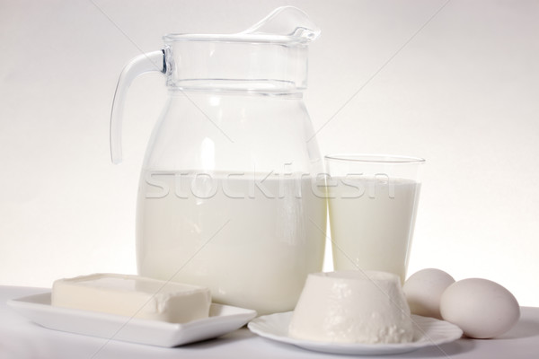 still life of dairy products  Stock photo © mallivan