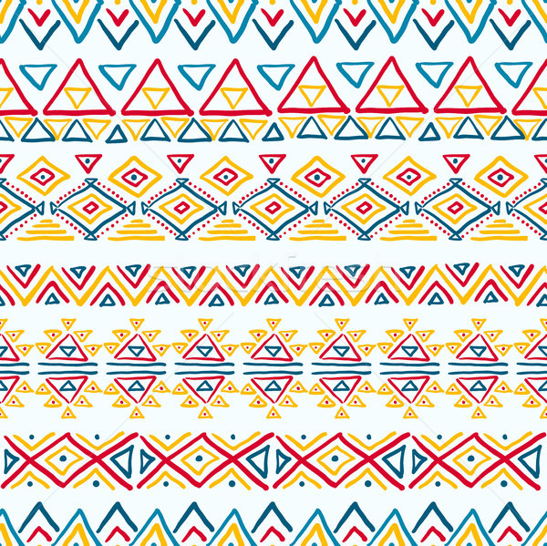 Seamless abstract geometric pattern Stock photo © Mamziolzi