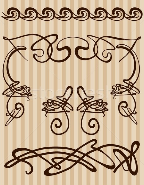 decorative items and scope in modern style Stock photo © Mamziolzi