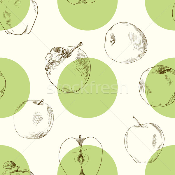 Stockfoto: Appels · decoratief · papier · abstract · appel