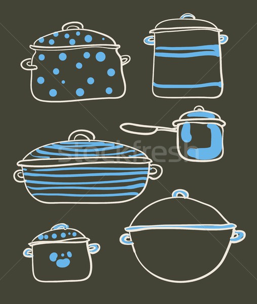 Cookware set Stock photo © Mamziolzi