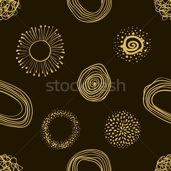 Vector weefsel cirkels abstract Stockfoto © Mamziolzi