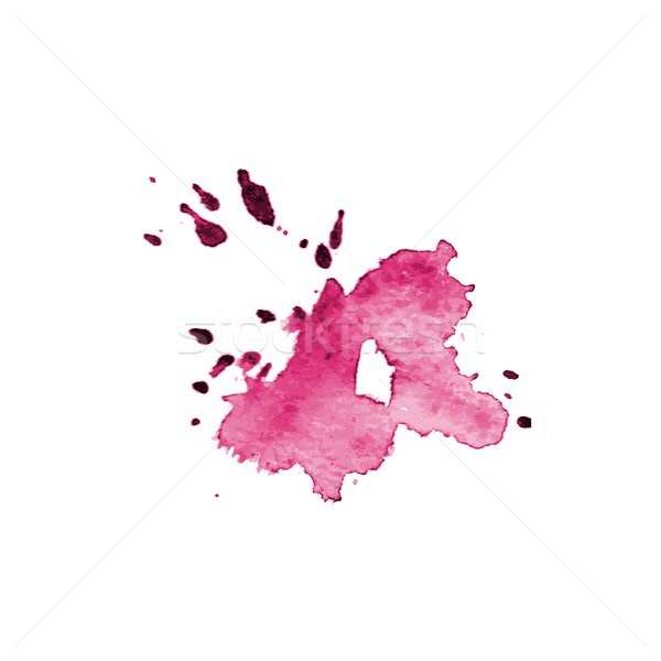 Stock photo: Abstract watercolor hand painted background