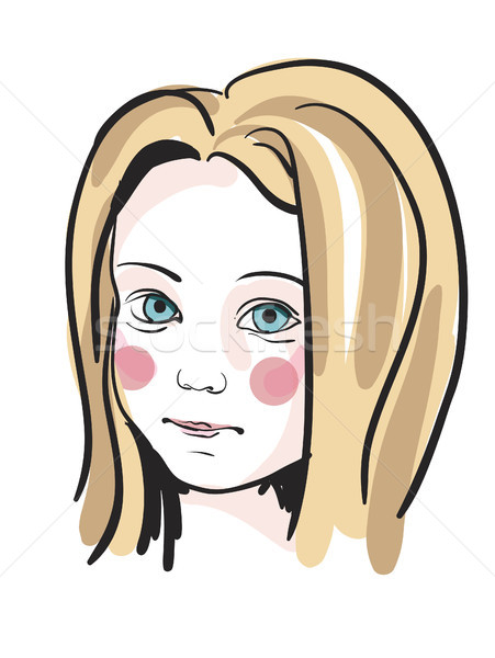 dibujo de la cara de un niño