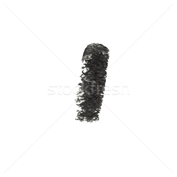 Grunge Pinsel Set Vektor schwarz modernen Stock foto © Mamziolzi