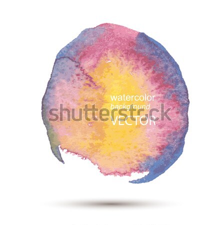 Abstract watercolor hand painted background set Stock photo © Mamziolzi