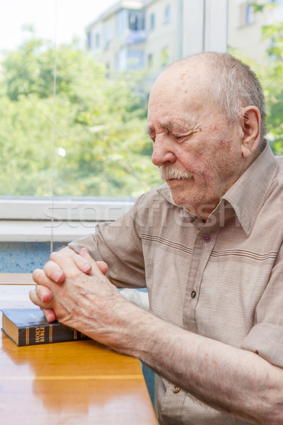 Old Man Praying Stock Photo C Stanca Sanda Manaemedia 1964557 Stockfresh
