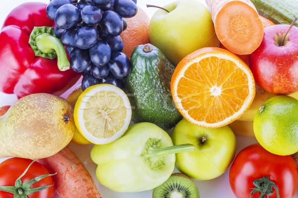 Assortment of exotic fruits and vegetables  Stock photo © manaemedia