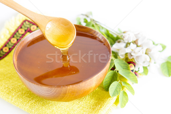 Miodu puchar żywności zielone obiedzie Zdjęcia stock © manaemedia
