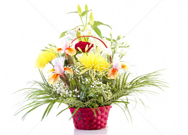 Basket with flowers for Mother  Stock photo © manaemedia