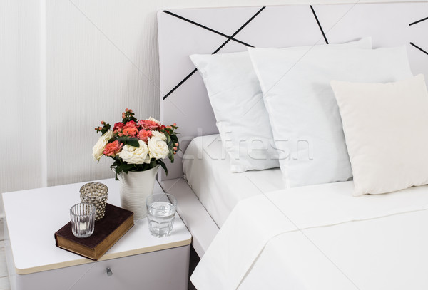 Bedside table decor Stock photo © manera