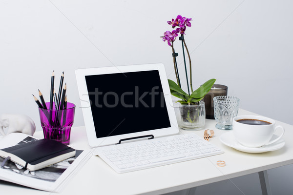 деловой женщины workspace молодые белый женский служба Сток-фото © manera