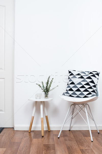 Foto stock: Simples · decoração · objetos · branco · interior