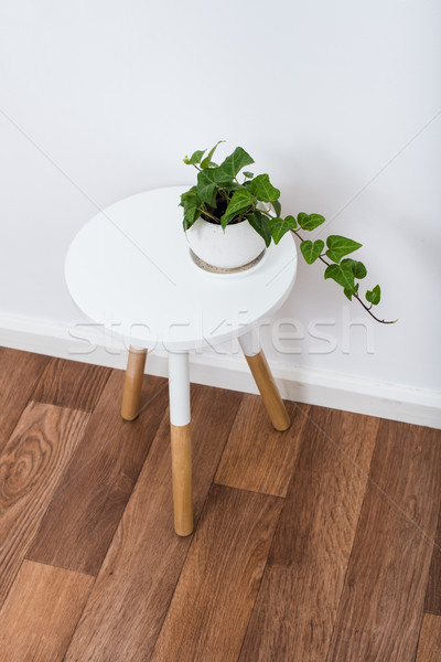 Simple decoración objetos blanco interior Foto stock © manera