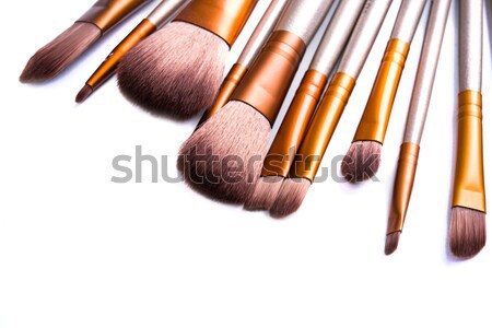 化妝 集 美女 專業的 工具 孤立 商業照片 © manera