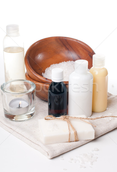 Produkte spa Körper Pflege Hygiene weiß Stock foto © manera