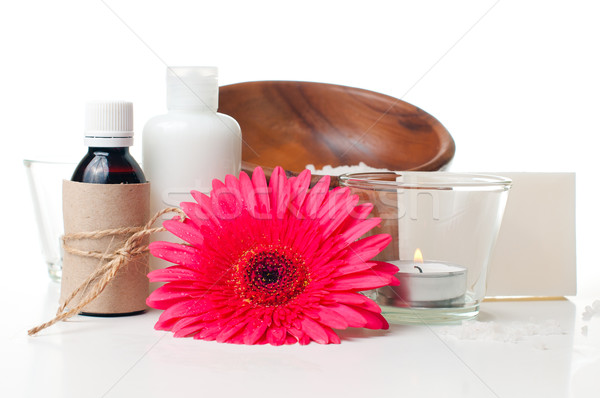 Produtos estância termal corpo cuidar higiene branco Foto stock © manera